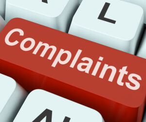 Complaints Key Showing Complaining Or Moaning Online
